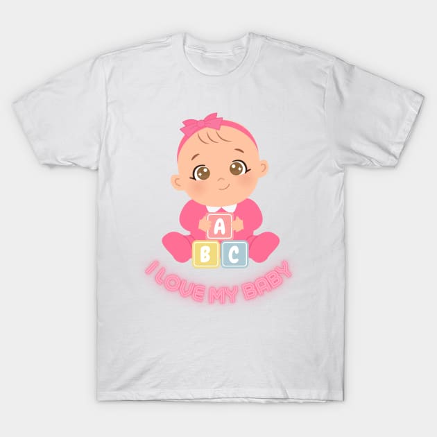Baby girl love shirt shop